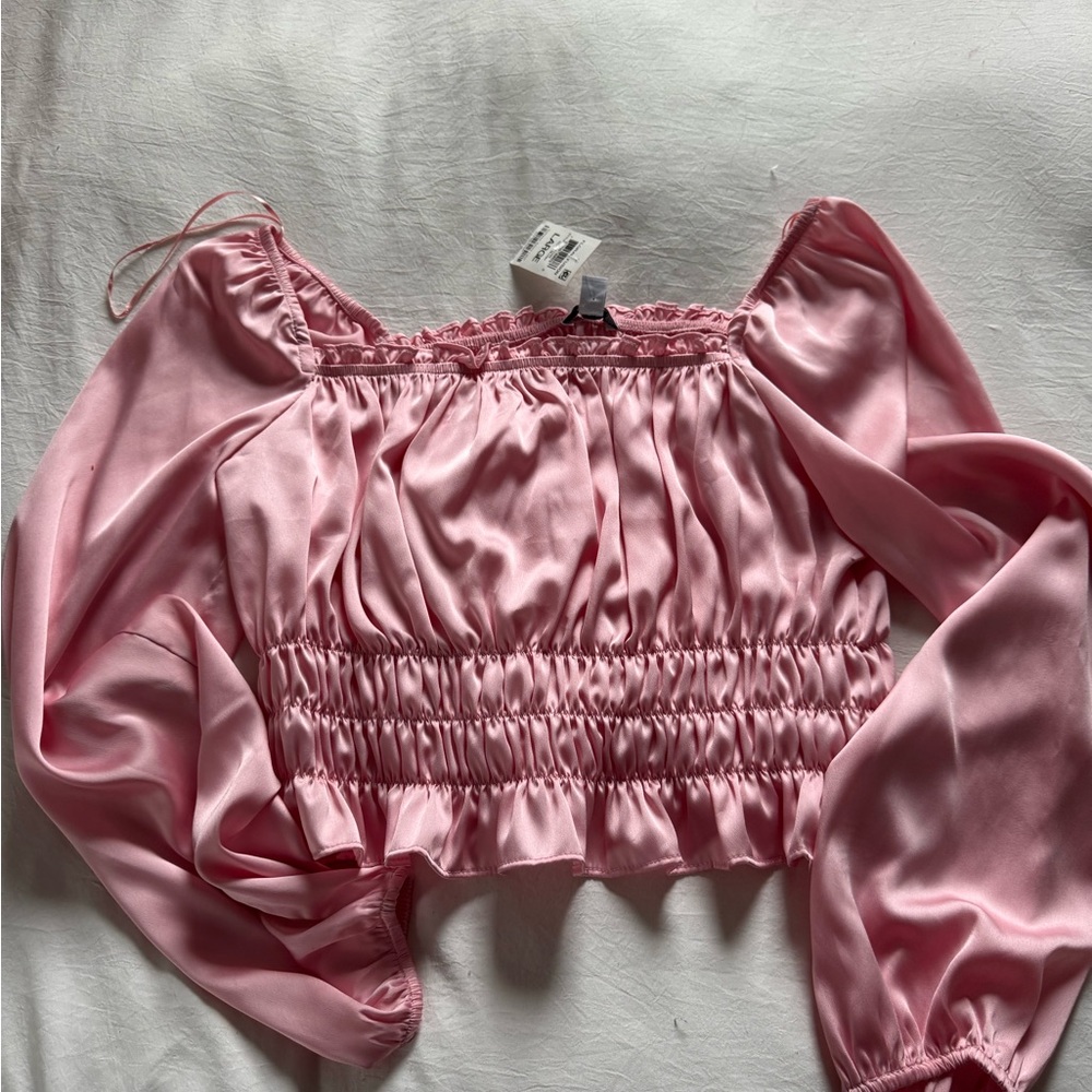 Bar III Floral Fusion Pink Top